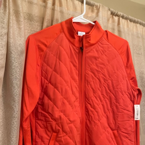 Amazon Essentials Orange 🍊 Zipper Jacket - Picture 2 of 8